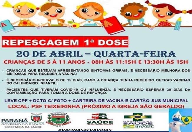REPESCAGEM 1º DOSE INFANTIL