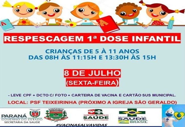 REPESCAGEM 1º DOSE INFANTIL