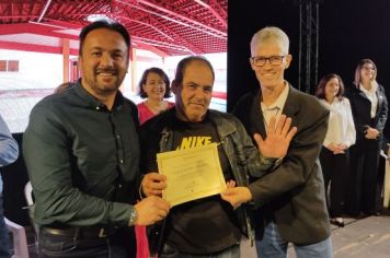 Foto - Inauguração Escola Municipal Santa terezinha
