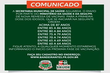 VACINAÇÃO COVID 19 PARA PESSOAS COM MAIS DE 60 ANOS.