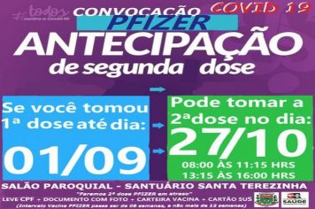 ANTECIPAÇÃO DE 2ª DOSE PFIZER