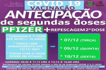 ANTECIPAÇÃO/REPESCAGEM PFIZER