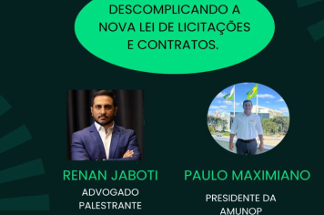 PREFEITURA DE BANDEIRANTES ENVIA SECRETÁRIOS PARA PALESTRA SOBRE A NOVA LEI DE LICITAÇÕES