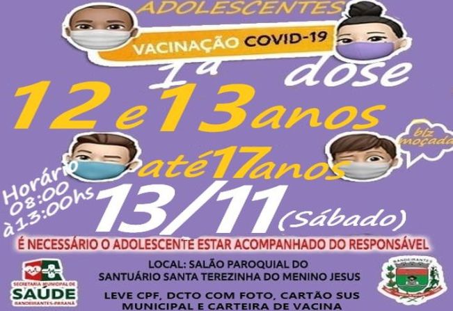 ADOLESCENTES 12 A 13 ANOS!
