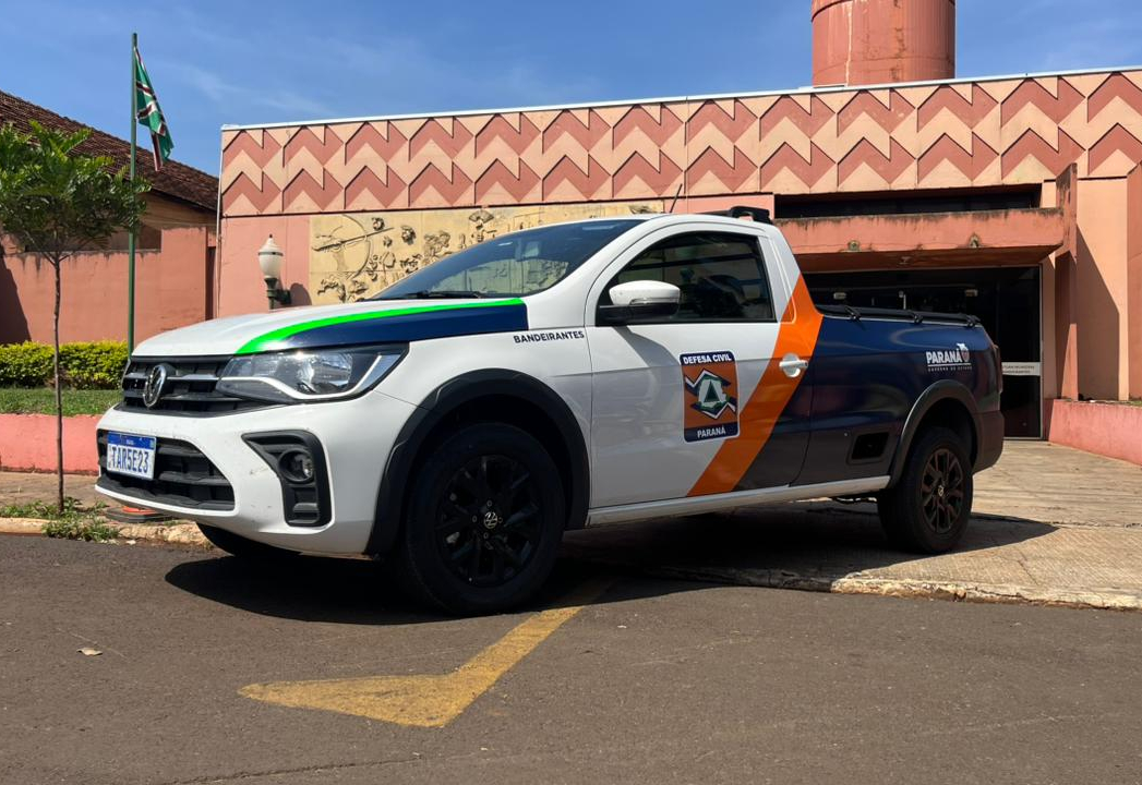 DEFESA CIVIL DE BANDEIRANTES RECEBE PRIMEIRA VIATURA PRÓPRIA, FORTALECENDO A SEGURANÇA MUNICIPAL