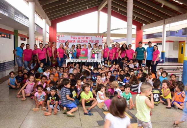 CMEI Maria Alzira comemora cinco anos de atividades
